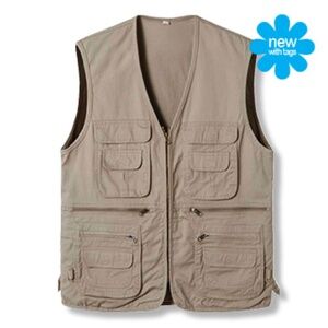 NWT 🦋 Utility Multi-Pocket Outdoor Vest | Small